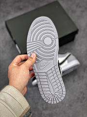 Nike Air Jordan 1 low black/grey with white logo - 5