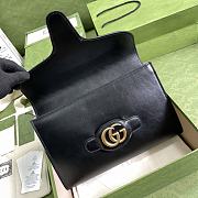 Gucci Clutch with double G in black leather 648935 29cm - 4