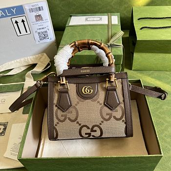 Gucci Diana mini tote bag with jumbo GG 655661 20cm