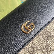 Gucci GG Marmont chain wallet black 546585 19cm - 3