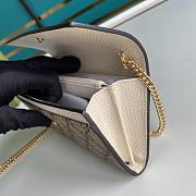 Gucci GG Marmont chain wallet white 546585 19cm - 2