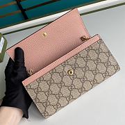 Gucci GG Marmont chain wallet pink 546585 19cm - 4