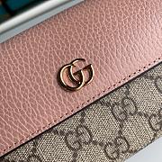 Gucci GG Marmont chain wallet pink 546585 19cm - 5