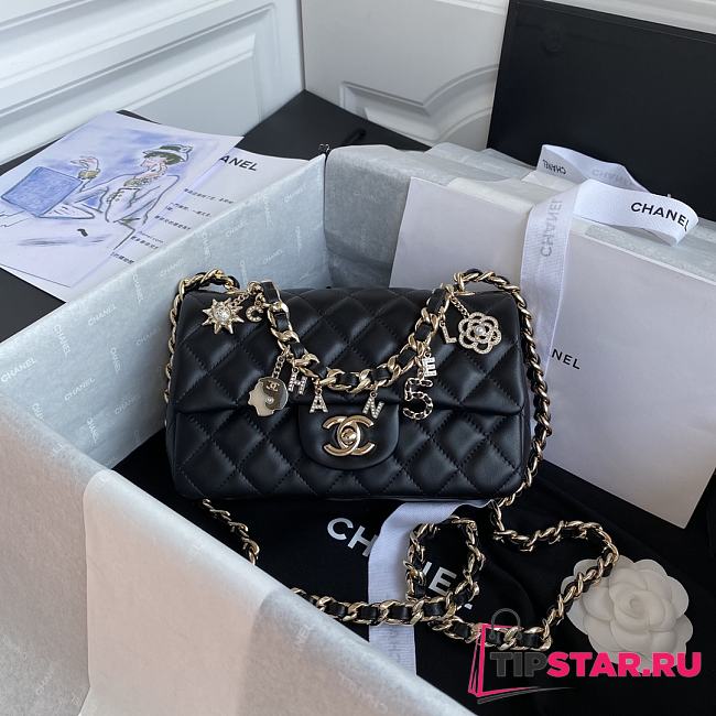 Chanel Flap bag in black AS2326 20cm - 1