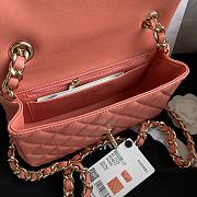 Chanel Flap bag in pink AS2326 20cm - 5