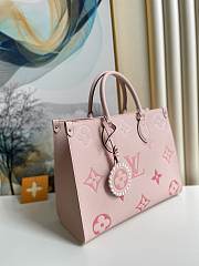 LV OnTheGo MM monogram empreinte leather in pink M45595 35cm - 2