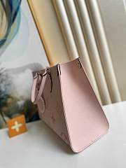 LV OnTheGo MM monogram empreinte leather in pink M45595 35cm - 3