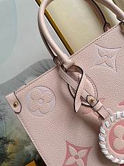 LV OnTheGo MM monogram empreinte leather in pink M45595 35cm - 5