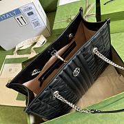 GG Marmont medium tote bag black leather 675796 35cm - 4