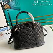 Gucci Dome satchel bag in black 449663 31cm - 1