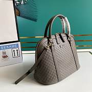 Gucci Dome satchel bag in grey 449663 31cm - 2