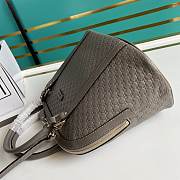 Gucci Dome satchel bag in grey 449663 31cm - 3