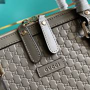 Gucci Dome satchel bag in grey 449663 31cm - 4