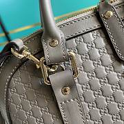 Gucci Dome satchel bag in grey 449663 31cm - 6