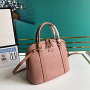 Gucci Dome satchel bag in pink 449663 31cm - 2