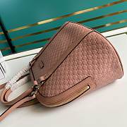 Gucci Dome satchel bag in pink 449663 31cm - 5