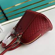 Gucci Dome satchel bag in red 449654 24cm - 2