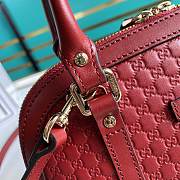 Gucci Dome satchel bag in red 449654 24cm - 5