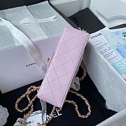 Chanel Small Flap Bag Light Pink Lambskin Gold Metal 20cm - 2