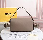 Fendi Baguette white leather bag 8BR600AH95F1F1M 28cm - 4