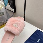 Prada Shearling slides pink - 5