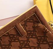 Fendi First medium brown suede bag 8BP127AGXKF1992 32.5cm - 3