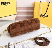 Fendi First small brown suede bag 8BP127AGXKF1992 26cm - 6