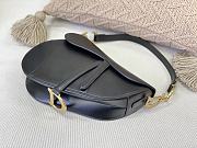 Dior Saddle bag black goatskin M0446CCEH_M900 25.5cm - 3