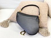 Dior Saddle bag black goatskin M0446CCEH_M900 25.5cm - 2