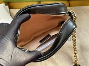 Gucci GG Marmont matelassé mini bag black leather 448065 18cm - 4