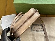 Gucci GG Marmont matelassé mini bag beige leather 448065 18cm - 3