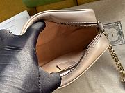 Gucci GG Marmont matelassé mini bag beige leather 448065 18cm - 5