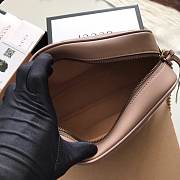 Gucci GG Marmont small matelassé shoulder bag dusty pink lether 447632 24cm - 4