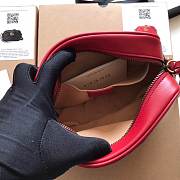 Gucci GG Marmont matelassé mini bag hibiscus red leather 448065 18cm - 6