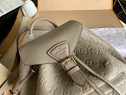 Louis Vuitton M45410 Montsouris Backpack Gray Size 27.5 x 33 x 14 cm - 4