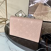 LV Vavin chain wallet tourterelle gray M67839 19cm - 3