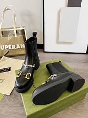 Gucci Chelsea boot with chain 670393 17K10 1000 - 6