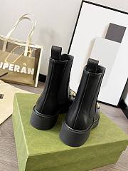 Gucci Chelsea boot with chain 670393 17K10 1000 - 5