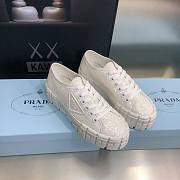 Prada Double Wheel sequin sneakers white - 1