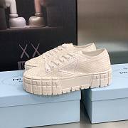 Prada Double Wheel sequin sneakers white - 4