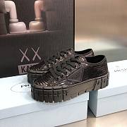 Prada Double Wheel sequin sneakers black - 6