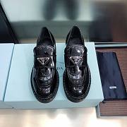 Prada black Chocolate brushed leather loafers - 5