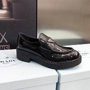 Prada black Chocolate brushed leather loafers - 3