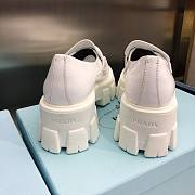 Prada white Chocolate brushed leather loafers - 5