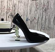 YSL Opyum pumps in black patent leather with gold-tone heel - 3