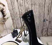 YSL Opyum pumps in black patent leather with gold-tone heel - 5