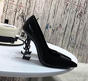 YSL Opyum pumps in black patent leather with black heel - 3