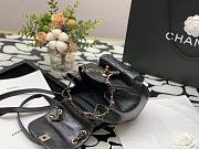 Chanel backpack black lambskin 18cm - 5
