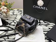 Chanel backpack black lambskin 18cm - 3