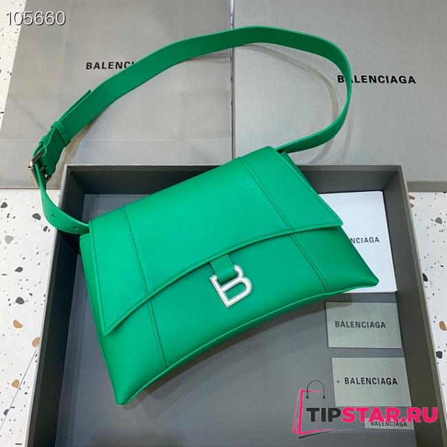 Balenciaga Hourglass shoulder bag in green 12801180 29cm - 1